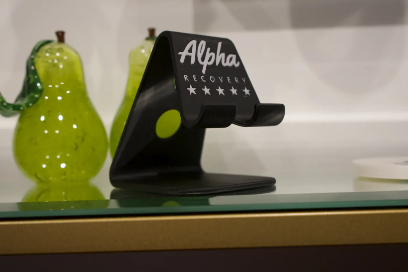 Custom branded 3D printed phone stand